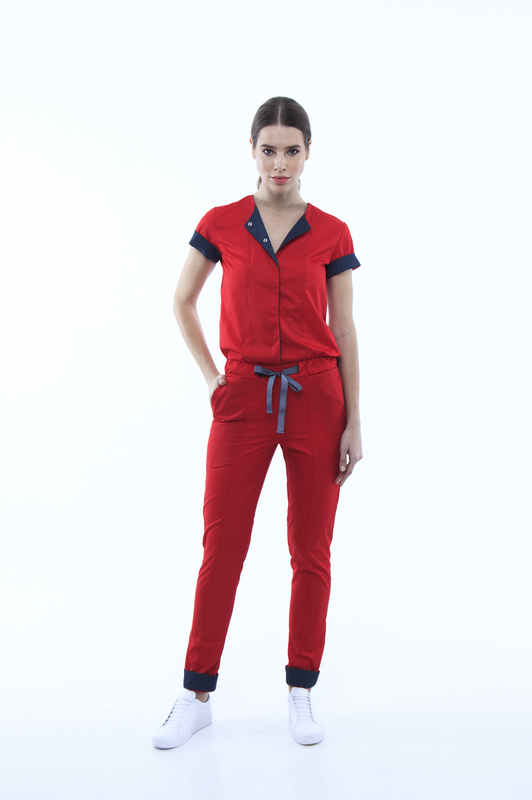Медичний комбінезон 25 Червоний