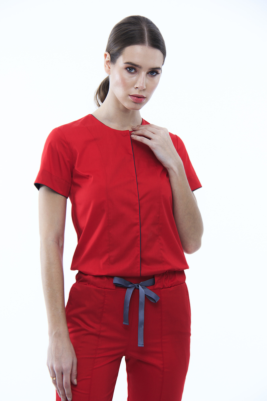 Медичний комбінезон 25 Червоний