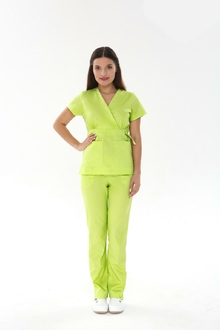 Медичний костюм 1981 Лаймовий